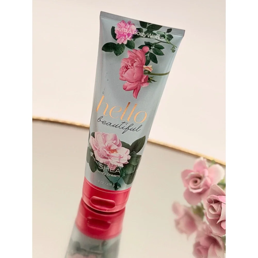 Bath & Body Works Hello Beautiful Ultra Shea Body Cream 8oz Floral Scent Fresh
